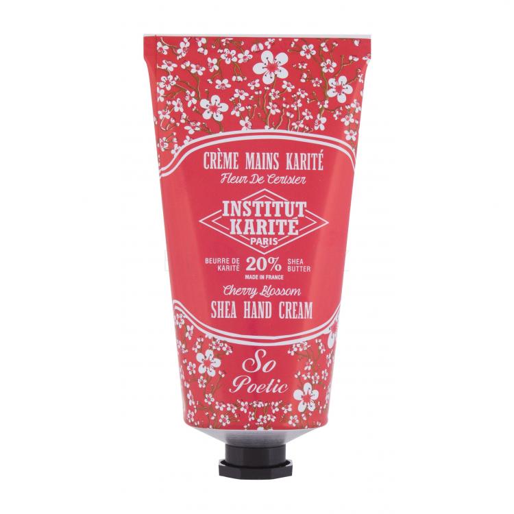 Institut Karité Shea Hand Cream Cherry Blossom Krém na ruce pro ženy 75 ml