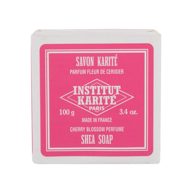 Institut Karité Shea Soap Cherry Blossom Tuhé mýdlo pro ženy 100 g