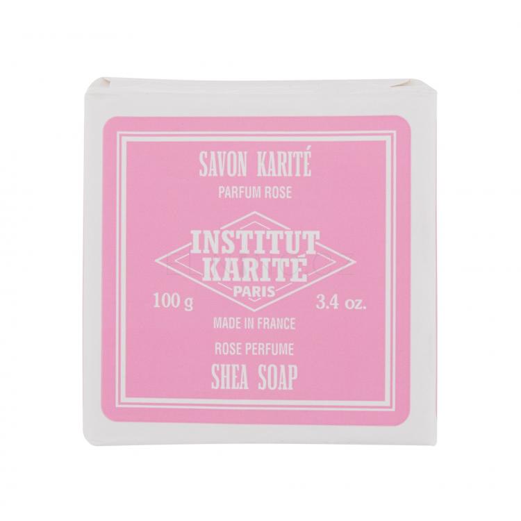 Institut Karité Shea Soap Rose Mademoiselle Tuhé mýdlo pro ženy 100 g