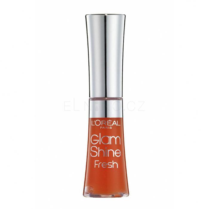 L&#039;Oréal Paris Glam Shine Fresh Lesk na rty pro ženy 6 ml Odstín 187 Aqua Mandarin
