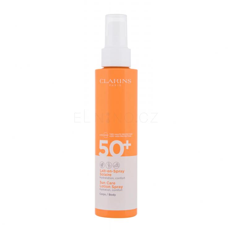 Clarins Sun Care Lotion Spray SPF50+ Opalovací přípravek na tělo 150 ml