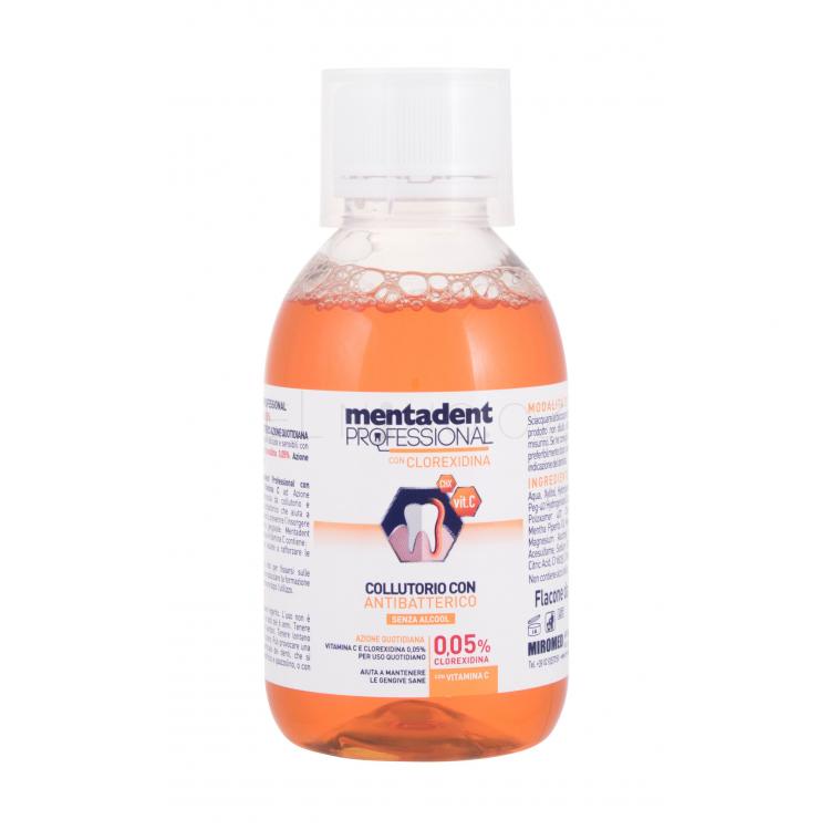 Mentadent Professional Clorexidina 0,05% Vitamin C Ústní voda 200 ml
