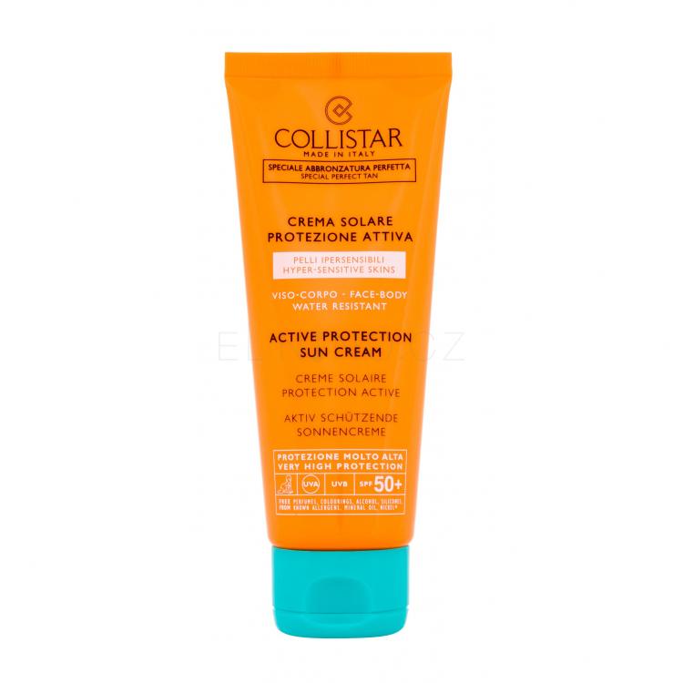 Collistar Special Perfect Tan Active Protection Sun Cream SPF50+ Opalovací přípravek na tělo 100 ml