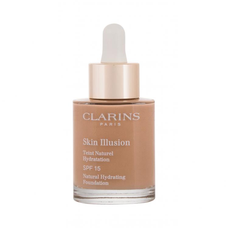 Clarins Skin Illusion Natural Hydrating SPF15 Make-up pro ženy 30 ml Odstín 112 Amber