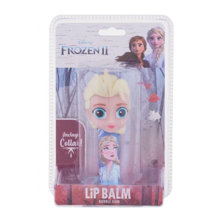 Disney Frozen II Elsa 3D Bubble Gum Balzám na rty pro děti 4 g