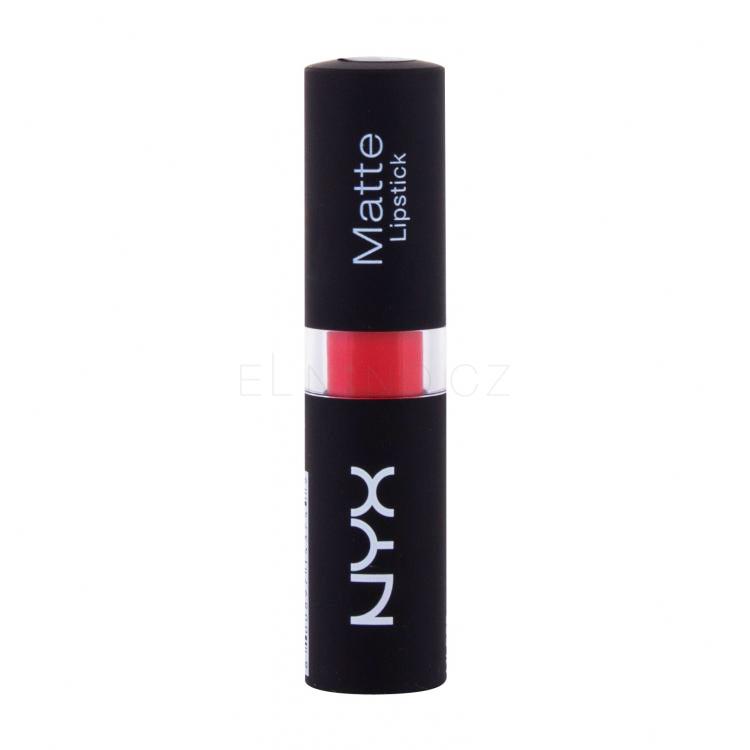NYX Professional Makeup Matte Rtěnka pro ženy 4,5 g Odstín 08 Pure Red