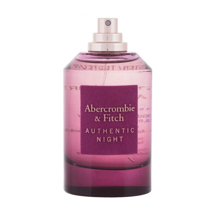 Abercrombie &amp; Fitch Authentic Night Parfémovaná voda pro ženy 100 ml tester