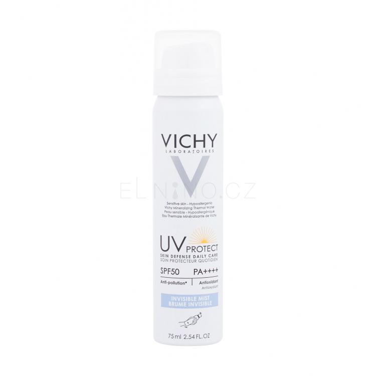 Vichy UV Protect Invisible Mist SPF50 Opalovací přípravek na obličej pro ženy 75 ml
