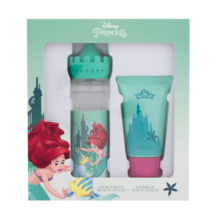 Disney Princess Ariel Dárková kazeta toaletní voda 100 ml + sprchový gel 75 ml