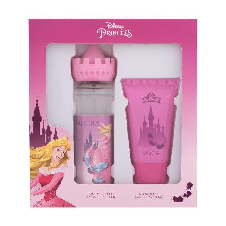 Disney Princess Aurora Dárková kazeta toaletní voda 100 ml + sprchový gel 75 ml