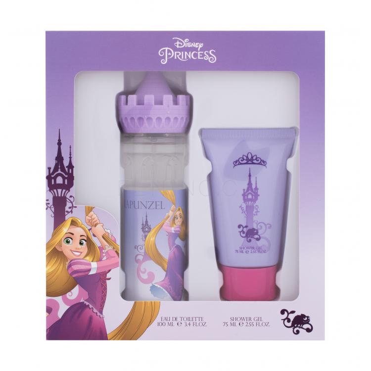 Disney Princess Rapunzel Dárková kazeta toaletní voda 100 ml + sprchový gel 75 ml