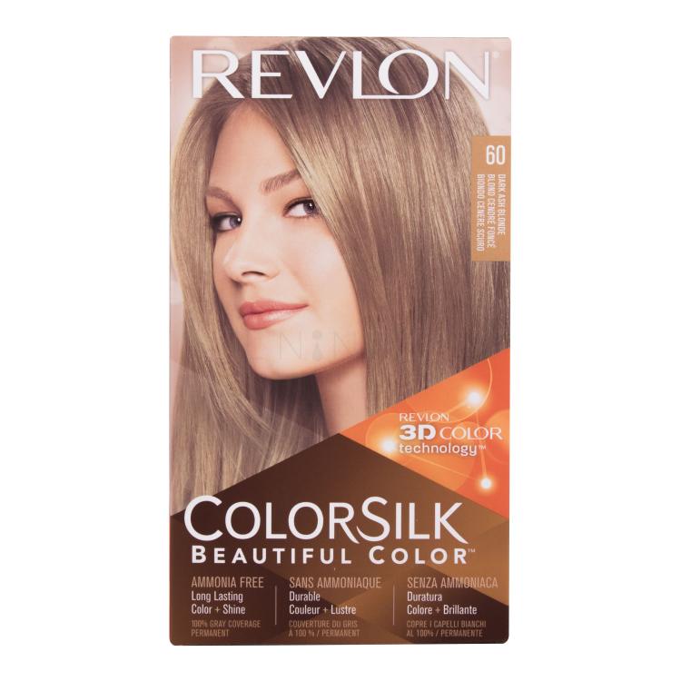 Revlon Colorsilk Beautiful Color Barva na vlasy pro ženy 59,1 ml Odstín 60 Dark Ash Blonde
