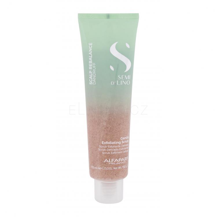 ALFAPARF MILANO Semi Di Lino Scalp Rebalance Gentle Exfoliating Scrub Přípravek proti lupům pro ženy 150 ml