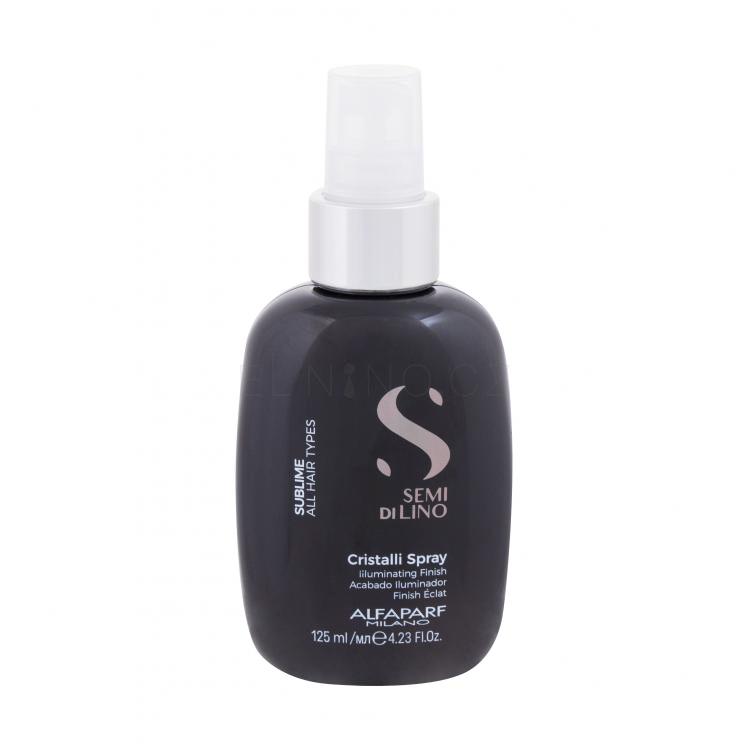 ALFAPARF MILANO Semi Di Lino Sublime Cristalli Spray Pro lesk vlasů pro ženy 125 ml