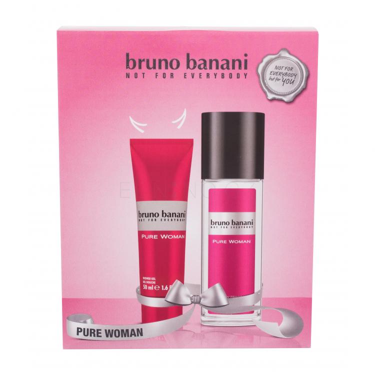 Bruno Banani Pure Woman Dárková kazeta deodorant 75 ml + sprchový gel 50 ml