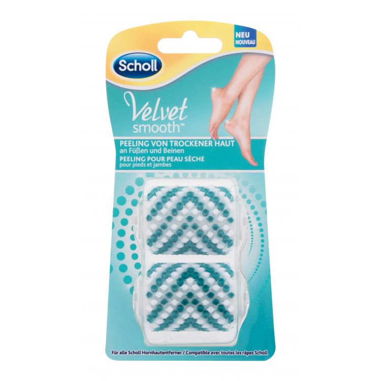 Scholl Velvet Smooth™ Exfoliation Roller For Dry Skin Pedikúra pro ženy 2 ks