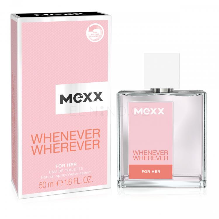 Mexx Whenever Wherever Toaletní voda pro ženy 50 ml