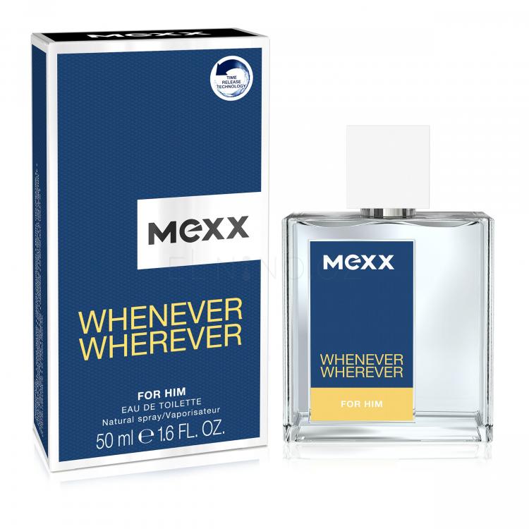 Mexx Whenever Wherever Toaletní voda pro muže 50 ml