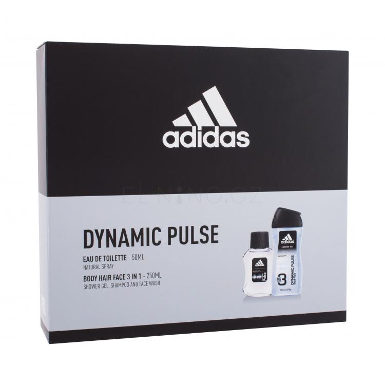Adidas Dynamic Pulse Dárková kazeta toaletní voda 50 ml + sprchový gel 250 ml