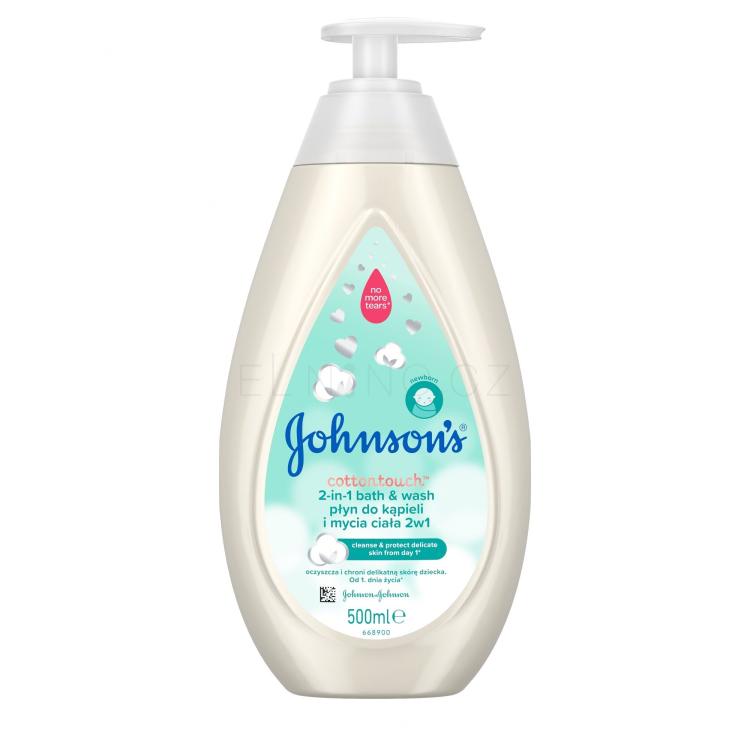 Johnson´s CottonTouch 2-in-1 Bath &amp; Wash Sprchový gel pro děti 500 ml