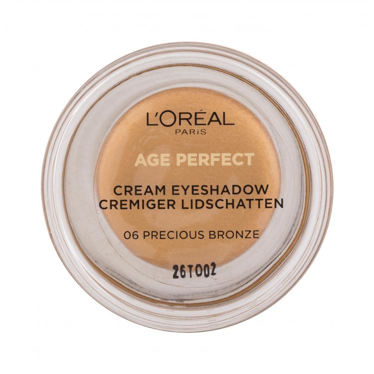 L&#039;Oréal Paris Age Perfect Cream Eyeshadow Oční stín pro ženy 4 ml Odstín 06 Precious Bronze