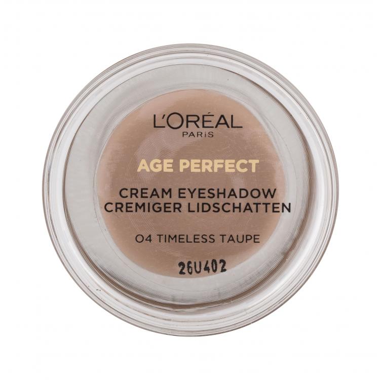 L&#039;Oréal Paris Age Perfect Cream Eyeshadow Oční stín pro ženy 4 ml Odstín 04 Timeless Taupe