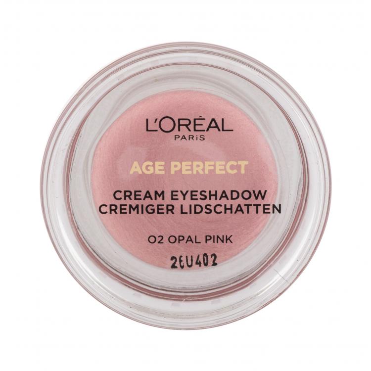 L&#039;Oréal Paris Age Perfect Cream Eyeshadow Oční stín pro ženy 4 ml Odstín 02 Opal Pink