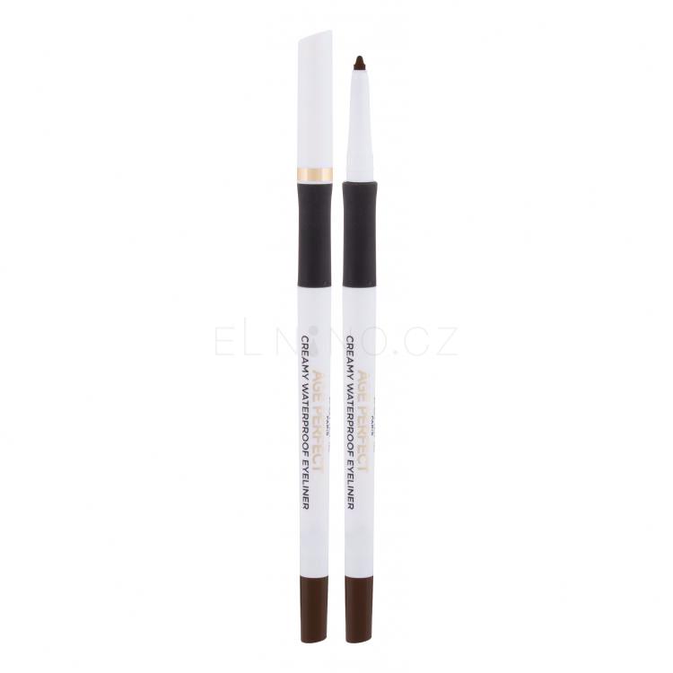 L&#039;Oréal Paris Age Perfect Creamy Waterproof Eyeliner Tužka na oči pro ženy 1,2 g Odstín 02 Delicate Brown