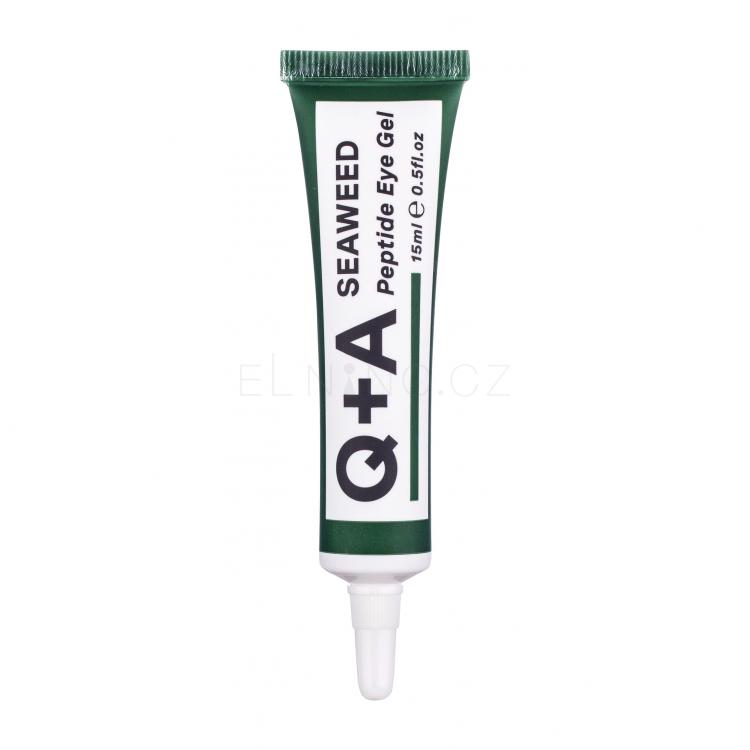 Q+A Seaweed Peptide Eye Gel Oční gel pro ženy 15 ml