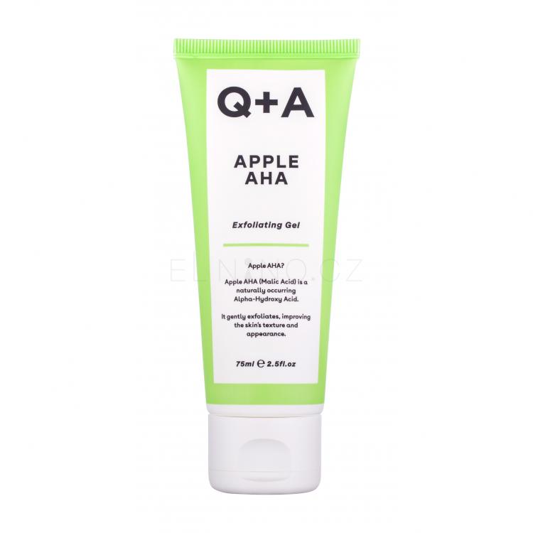 Q+A Apple AHA Exfoliating Gel Peeling pro ženy 75 ml