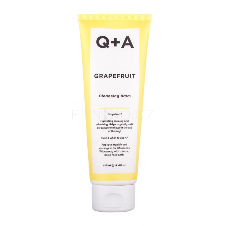 Q+A Grapefruit Cleansing Balm Čisticí gel pro ženy 125 ml