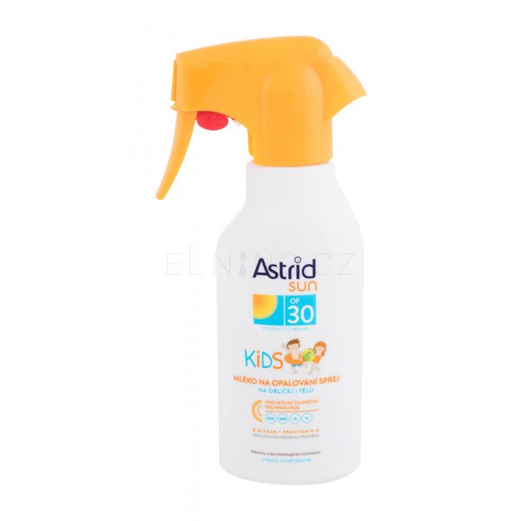 Astrid Sun Kids Face and Body Spray SPF30 Opalovací přípravek na tělo pro děti 200 ml
