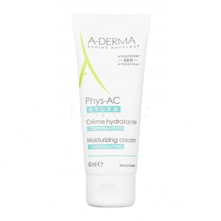 A-Derma Phys-AC Hydra Compensating Moisturizing Cream Denní pleťový krém pro ženy 40 ml