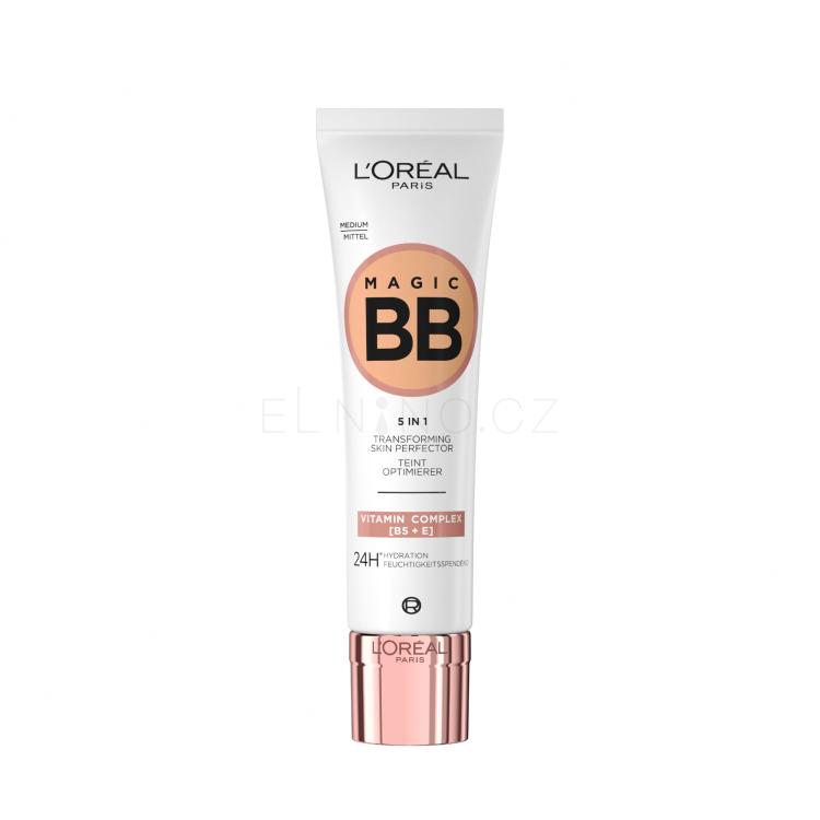 L&#039;Oréal Paris Magic BB 5in1 Transforming Skin Perfector BB krém pro ženy 30 ml Odstín Medium