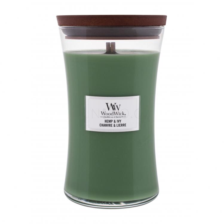 WoodWick Hemp &amp; Ivy Vonná svíčka 609,5 g