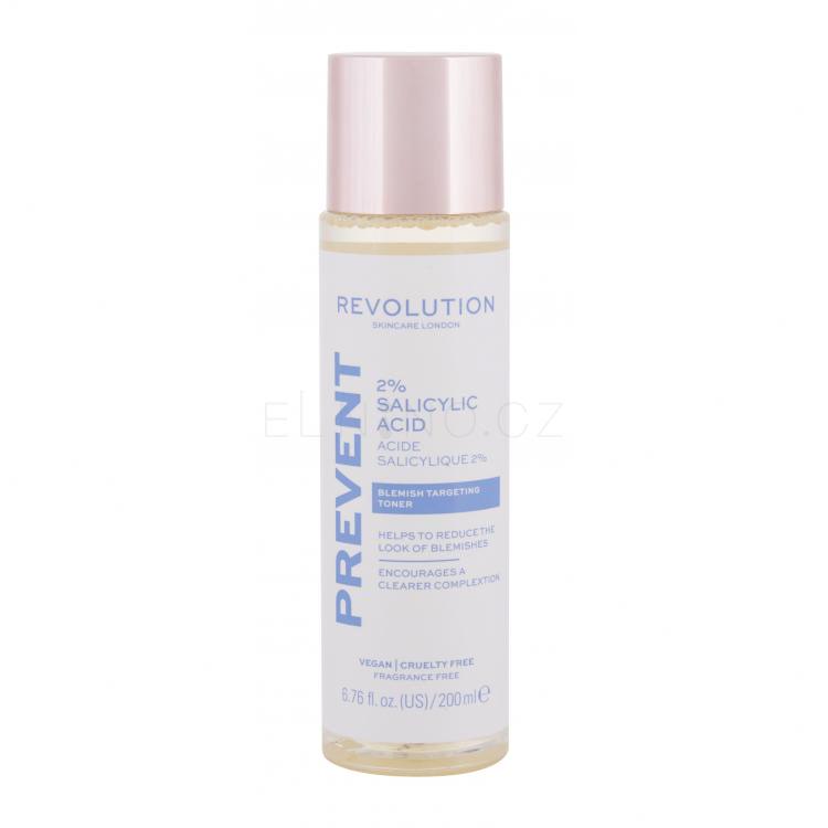 Revolution Skincare Prevent 2% Salicylic Acid Pleťová voda a sprej pro ženy 200 ml poškozený flakon