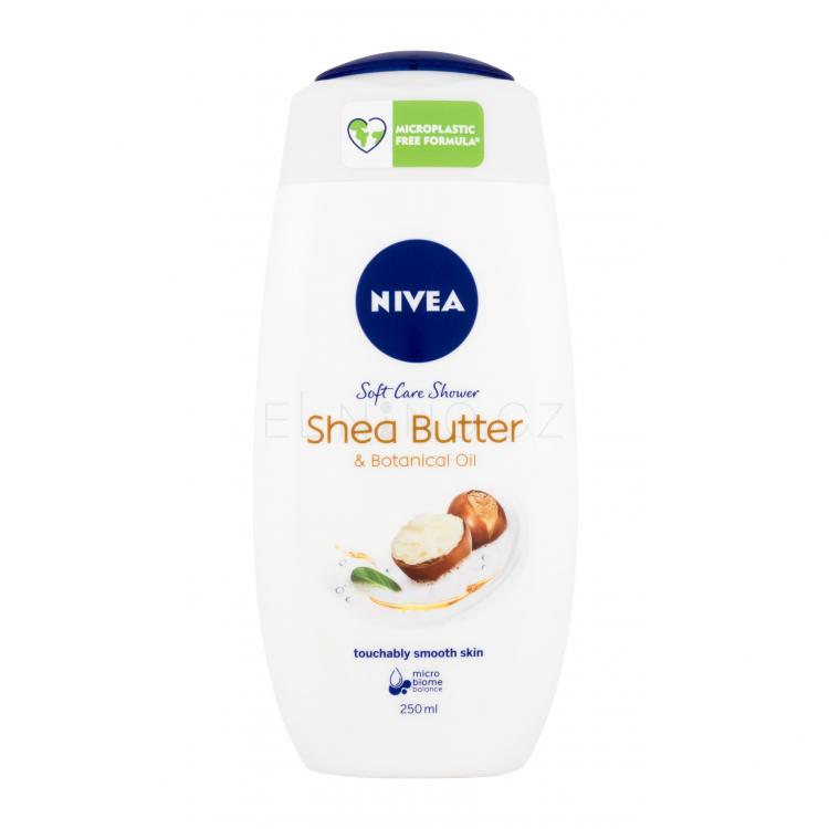 Nivea Shea Butter &amp; Botanical Oil Sprchový gel pro ženy 250 ml