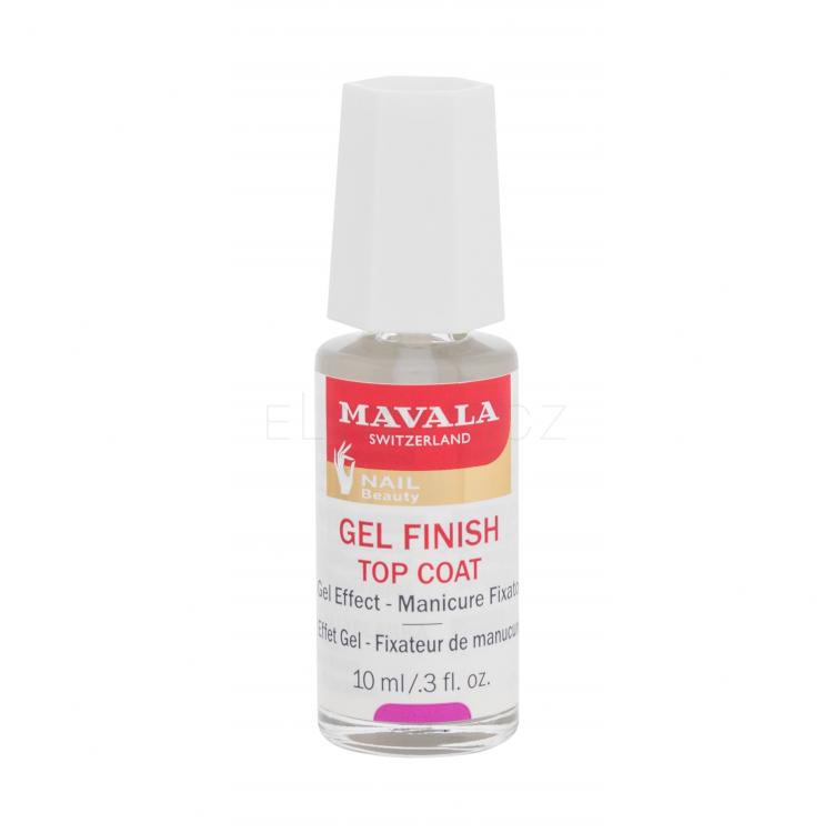MAVALA Nail Beauty Gel Finish Top Coat Lak na nehty pro ženy 10 ml