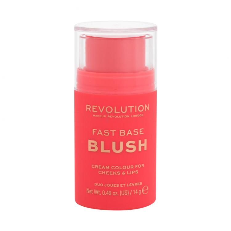Makeup Revolution London Fast Base Blush Tvářenka pro ženy 14 g Odstín Bloom