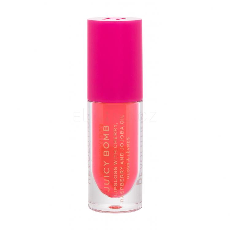 Makeup Revolution London Juicy Bomb Lesk na rty pro ženy 4,6 ml Odstín Grapefruit