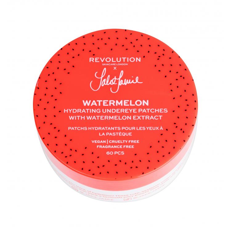 Revolution Skincare X Jake-Jamie Watermelon Maska na oči pro ženy 60 ks