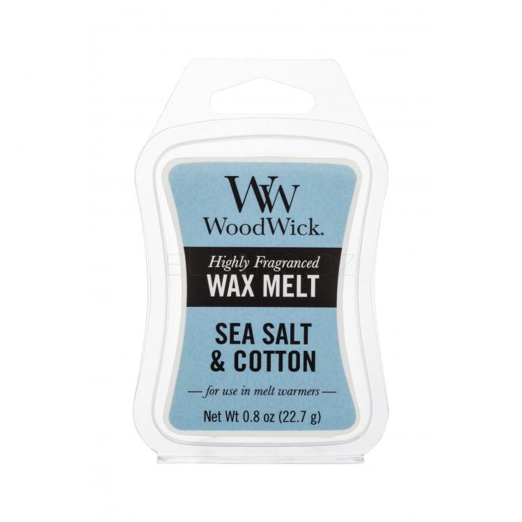 WoodWick Sea Salt &amp; Cotton Vonný vosk 22,7 g