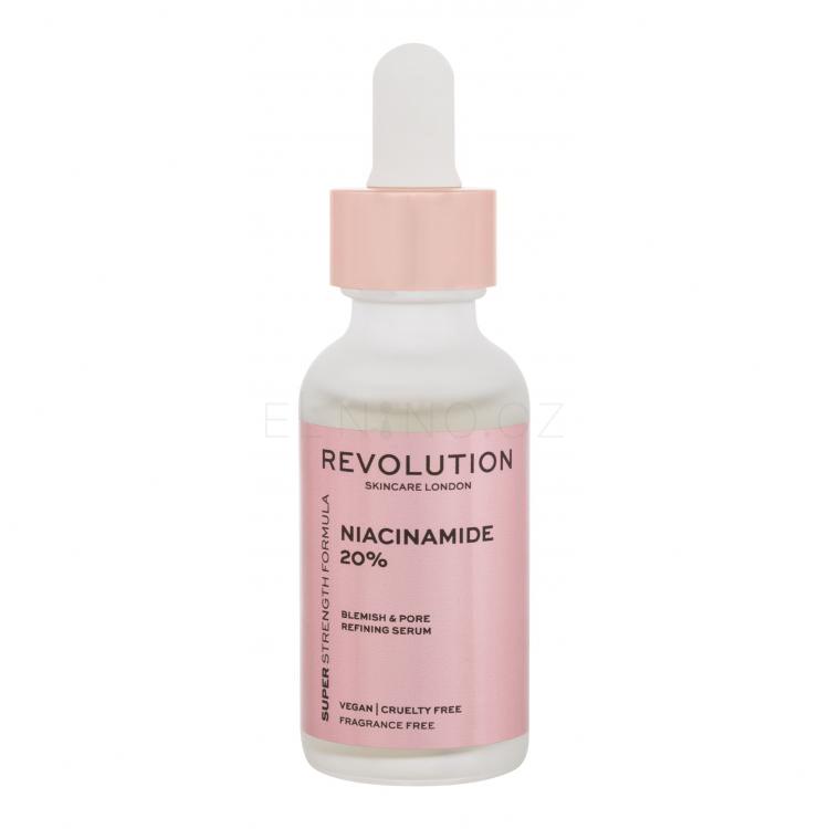 Revolution Skincare Niacinamide 20% Blemish &amp; Pore Refining Serum Pleťové sérum pro ženy 30 ml