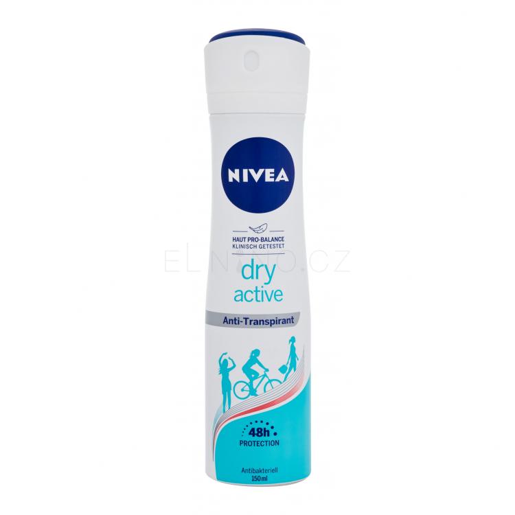 Nivea Dry Active 48h Antiperspirant pro ženy 150 ml