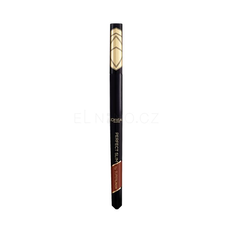 L&#039;Oréal Paris Super Liner Perfect Slim Waterproof Oční linka pro ženy 0,28 g Odstín 03 Brown