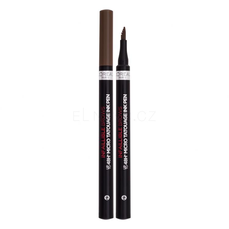 L'Oréal Paris Infaillible Brows 48H Micro Tatouage Ink Pen Tužka na obočí pro ženy 1 g Odstín 5.0 Light Brunette