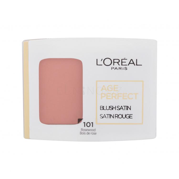 L&#039;Oréal Paris Age Perfect Blush Satin Tvářenka pro ženy 5 g Odstín 101 Rosewood