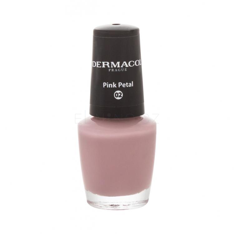 Dermacol Nail Polish Mini Autumn Limited Edition Lak na nehty pro ženy 5 ml Odstín 02 Pink Petal