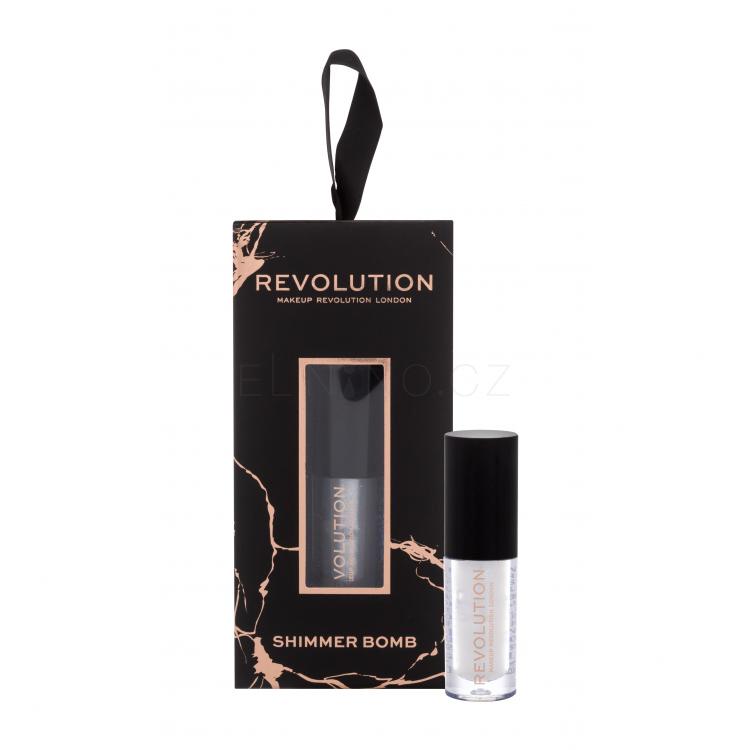 Makeup Revolution London Shimmer Bomb Lesk na rty pro ženy 2 ml Odstín Light Beam
