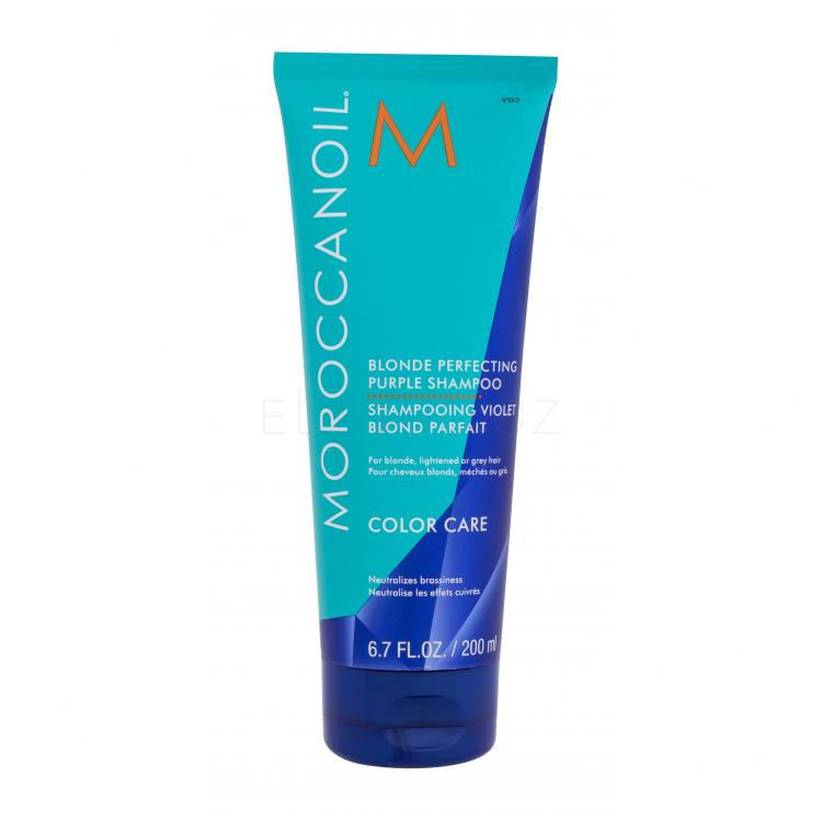 Moroccanoil Color Care Blonde Perfecting Purple Shampoo Šampon pro ženy 200 ml